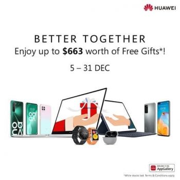 Challenger-Free-Gifts-Promotion-350x350 5-31 Dec 2020: Huawei Free Gifts Promotion at Challenger