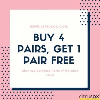Citrusox-Promotion-350x350 12 Dec 2020 Onward: Citrusox Buy 4 Pairs Get 1 Pair Free Promotion
