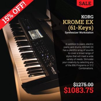 City-Music-Year-End-Sale-3-350x350 14 Dec 2020 Onward: City Music KORG KROME EX Year End Sale