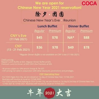Coca-Chinese-New-Year-2021-Reservation-Promotion-350x350 17 Dec 2020 Onward: Coca Chinese New Year 2021 Reservation Promotion