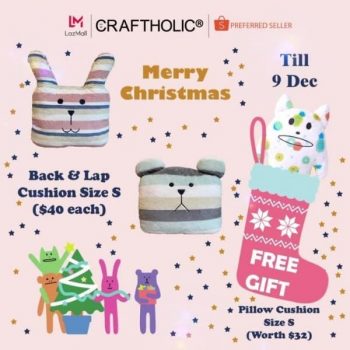 Craftholic-Back-and-Lap-Cushion-Size-S-Promotion-350x350 7-9 Dec 2020: Craftholic Back and Lap Cushion Size S Promotion on Shopee