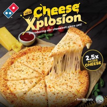Dominos-Pizza-Cheese-Xplosion-Promotion-350x350 23 Dec 2020 Onward: Domino's Pizza Cheese Xplosion Promotion