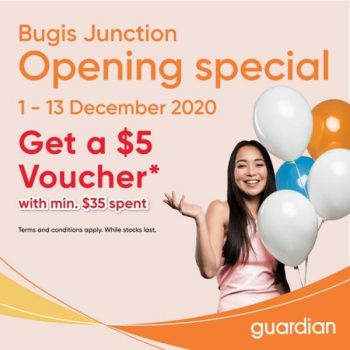 Guardian-Opening-Special-Promotion-at-Bugis-Junction-350x350 1-13 Dec 2020: Guardian Opening Special Promotion at Bugis Junction