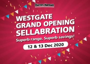 Harvey-Norman-Westgate-Grand-Opening-Sellabration-350x249 12-13 Dec 2020: Harvey Norman Westgate Grand Opening Sellabration