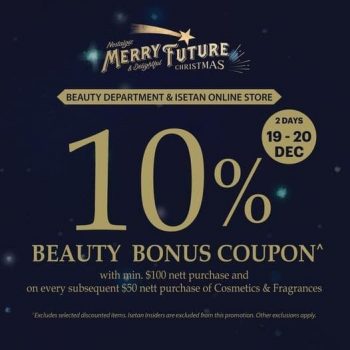Isetan-Beauty-Bonus-Coupon-Promotion-1-350x350 16 Dec 2020 Onward: Isetan Beauty Bonus Coupon Promotion
