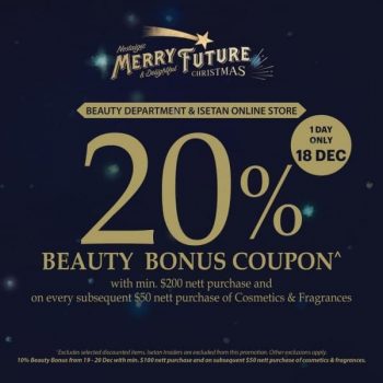 Isetan-Beauty-Bonus-Coupon-Promotion-350x350 18 Dec 2020: Isetan Beauty Bonus Coupon Promotion