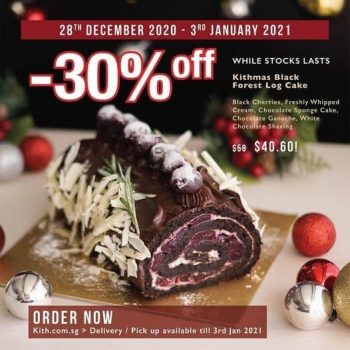 Kith-Cafe-Log-Cake-Sale-350x350 29 Dec 2020-3 Jan 2021: Kith Cafe Log Cake Sale