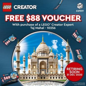 LEGO-Creator-Expert-Taj-Mahal-Promotion-350x350 1-27 Dec 2020: LEGO Creator Expert Taj Mahal Promotion