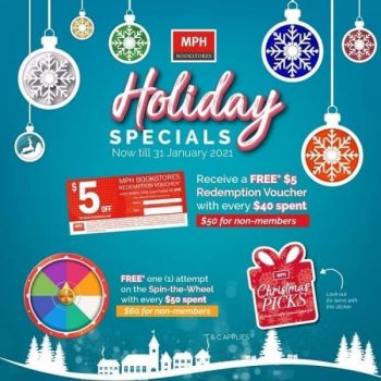 MPH-Bookstores-Holiday-Special-Promotion-350x350 21 Dec 2020-31 Jan 2021: MPH Bookstores Holiday Special Promotion at SingPost Centre