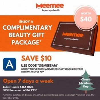 Mee-Mee-Eyecare-Free-Beauty-Gift-Package-Promotion-350x350 9 Dec 2020 Onward: ACUVUE Free Beauty Gift Package Promotion at Mee Mee Eyecare