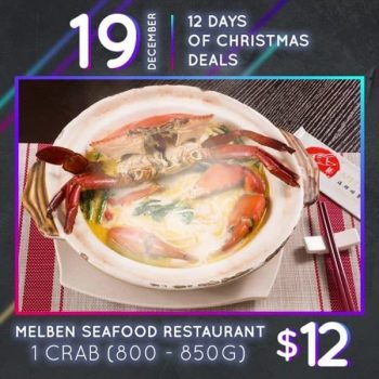 Melben-Downtown-East-Crab-12-Days-of-Christmas-Deal-at-DResort--350x350 19 Dec 2020: Melben Seafood Restaurant Clawsome Deal at Downtown East