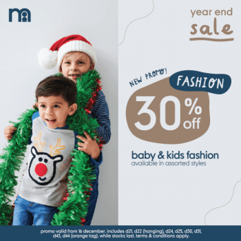Mothercare-Baby-and-Kids-Fashion-Year-End-Sale-350x350 16 Dec 2020 Onward: Mothercare Baby and Kids Fashion Year End Sale