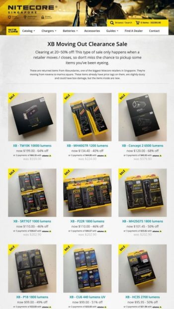 Nitecore-Moving-Out-Clearance-Sale-350x622 11 Dec 2020 Onward: Nitecore Moving Out Clearance Sale