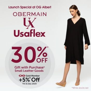 OG-Gift-With-Purchase-Small-Leather-Goods-Sale-350x350 23-31 Dec 2020: Obermain UX Usaflex Gift With Purchase Small Leather Goods Sale at OG