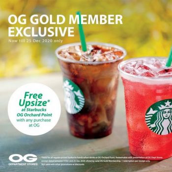 OG-Gold-Member-Promo-350x350 4-25 Dec 2020: Starbucks Gold Member Promo at OG