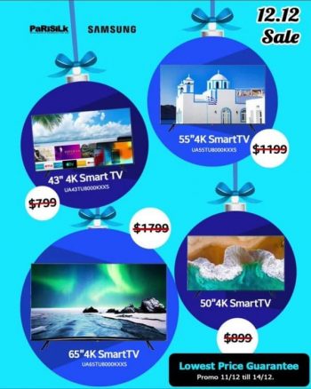 Parisilk-12.12-Sale-350x438 11-14 Dec 2020: Parisilk 12.12 SMART TV Sale