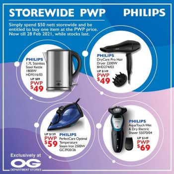 Philips-Special-Promo-at-OG-350x350 Now till 28 Feb 2021: Philips Special Promo at OG