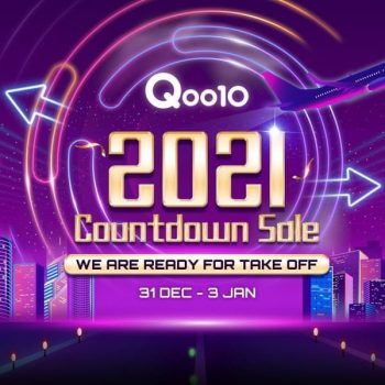 Qoo10-Countdown-Sale--350x350 31 Dec 2020-3 Jan 2021: Qoo10 Countdown Sale