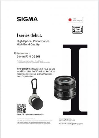 SLR-Revolution-Sigma-24mm-F3.5-DG-DN-Contemporary-Promotion-350x486 28 Dec 2020 Onward: SLR Revolution Sigma 24mm F3.5 DG DN | Contemporary Promotion