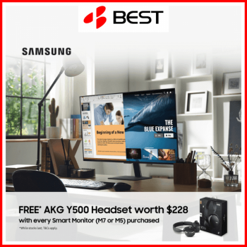 Samsung-Smart-Monitor-at-BEST-Denki--350x350 8 Dec 2020 Onward: Samsung Smart Monitor Promotion at BEST Denki