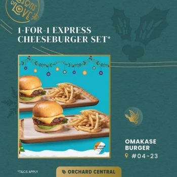 ShopFarEast-1-For1-Express-Cheeseburger-Set-Promotion-350x350 9 Dec 2020 Onward: Omakase Burger 1 For1 Express Cheeseburger Set Promotion at ShopFarEast, Orchard Central