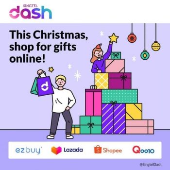 Singtel-Dash-12.12-Christmas-Shopping-Promotion-at-Ezbuy-Lazada-Shopee-and-Qoo10-350x350 8 Dec 2020 Onward: Singtel Dash 12.12 Christmas Shopping Promotion at Ezbuy, Lazada, Shopee and Qoo10