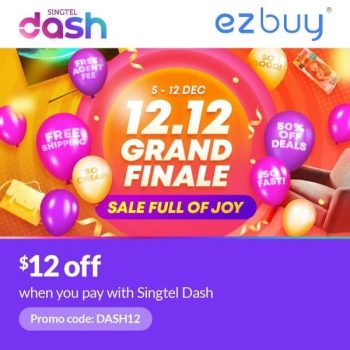 Singtel-Dash-12.12-Sale-at-Ezbuy-and-Qoo10-350x350 5-12 Dec 2020: Singtel Dash 12.12 Sale at Ezbuy and Qoo10