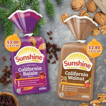 Sunshine-Bakeries-All-Natural-California-Raisin-Bread-Promotion--350x350 12 Dec 2020 Onward: Sunshine Bakeries All Natural California Raisin Bread Promotion