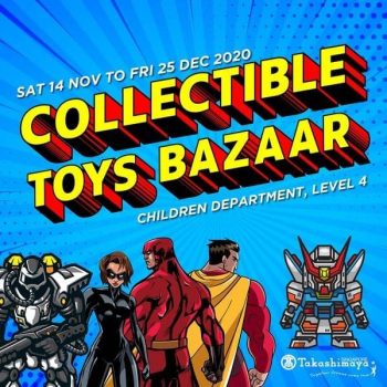 Takashimaya-Collectible-Toys-Bazaar-Promotion-350x350 15-25 Dec 2020: Takashimaya Collectible Toys Bazaar Promotion