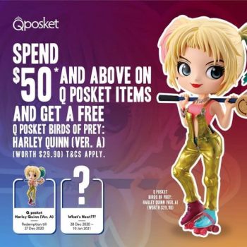 Toy-Outpost-Q-Posket-Freebies-Promotion-350x350 15 Dec 2020-10 Jan 2021: Toy Outpost Q Posket Freebies Promotion