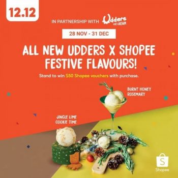 Udders-Festive-Flavours-Giveaways-at-Shopee--350x350 28 Nov-31 Dec 2020: Udders Festive Flavours Giveaways at Shopee