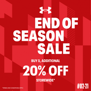 21 Dec 2020 Onward: Under Armour End Of The Season Sale at VivoCity ...