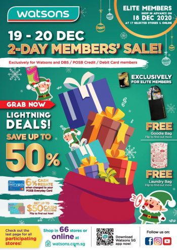 Watsons-2-Days-Member-Sale-350x492 19-20 Dec 2020: Watsons 2 Days Member Sale