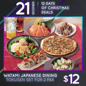 Wild-wild-wet-12-Days-Of-Christmas-Deals-350x350 21 Dec 2020: WATAMI Japanese Dining TOKUSEN SET Promotion on 12 Days Of Christmas Deals at Downtown East