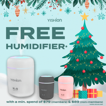 Yishion-Compass-One-350x350 18-31 Dec 2020: Yishion Free Humidifier Promotion at Compass One
