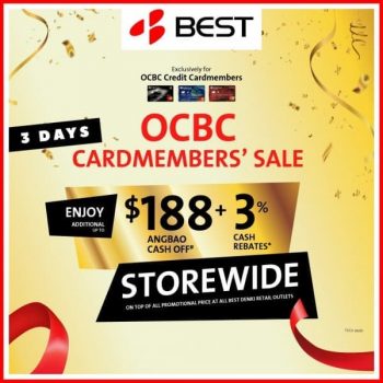 BEST-Denki-Chinese-New-Year-Sale-1-350x350 29-31 Jan 2021: BEST Denki Chinese New Year OCBC Cardmember's SALE