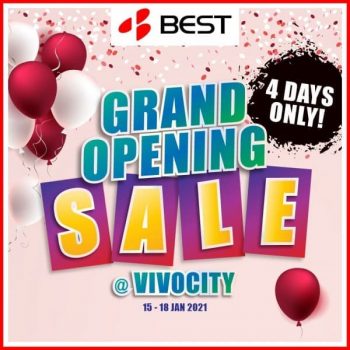 BEST-Denki-Grand-Opening-Sale-350x350 15-18 Jan 2021: BEST Denki Grand Opening Sale at VivoCity