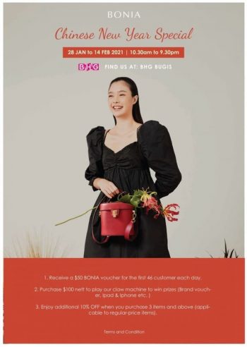 BHG-Chinese-New-Year-Special-Giveaways-350x492 28 Jan-14 Feb 2021: Bonia Chinese New Year Special Giveaways at BHG