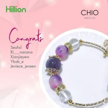 CHIO-SG-Gemstone-Bracelet-Giveaways-at-Hillion-Mall--350x350 8 Jan 2021 Onward: CHIO SG Gemstone Bracelet Giveaways at Hillion Mall