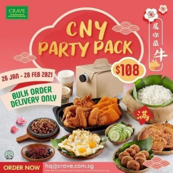 CRAVE-Nasi-Lemak-Teh-Tarik-CNY-Party-Pack-Promotion-350x350 26 Jan-28 Feb 2021: CRAVE Nasi Lemak & Teh Tarik CNY Party Pack Promotion