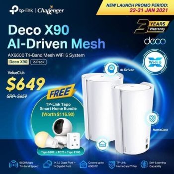 Challenger-FREE-TP-Link-Tapo-Smart-Home-Bundle-Promotion-350x350 22 Jan 2021 Onward: Challenger FREE TP-Link Tapo Smart Home Bundle Promotion