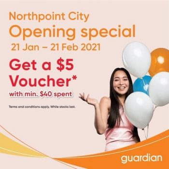 Guardian-Opening-Special-Promotion-350x350 21 Jan-21 Feb 2021: Guardian Opening Special Promotion at Northpoint City