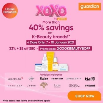 Guardian-XOXO-K-Beauty-Exclusive-Promotion-with-PAssion-Card-350x350 7-10 Jan 2021: Guardian XOXO K-Beauty Exclusive Promotion with PAssion Card