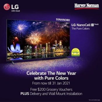 Harvey-Norman-New-Year-With-Pure-Color-Promotion-350x350 11-31 Jan 2021: Harvey Norman New Year With Pure Color Promotion with LG