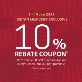 Isetan-Member-Exclusive-Promotion-350x350 8-10 Jan 2021: Isetan Member Exclusive Promotion