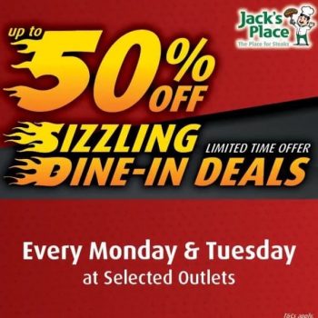 Jacks-Place-Sizzling-Dine-In-Deals-350x350 4 Jan 2021 Onward: Jack's Place Sizzling Dine-In Deals