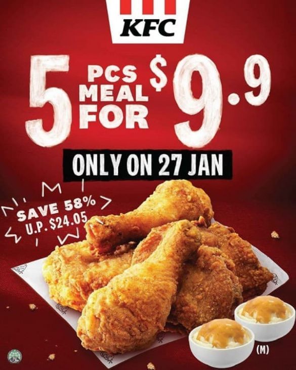 27 Jan 2021: KFC 5pcs Meal Promotion - SG.EverydayOnSales.com