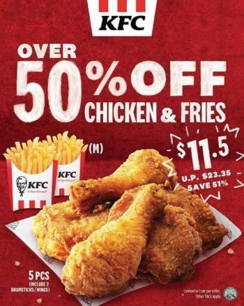 KFC-Chicken-and-Fries-Promotion-350x438 4 Jan 2021 Onward: KFC Chicken and Fries Promotion