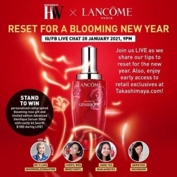 Lancome-Blooming-New-Year-Promotion-350x350 28 Jan 2021: Lancome and HerWorld Blooming New Year Livestream