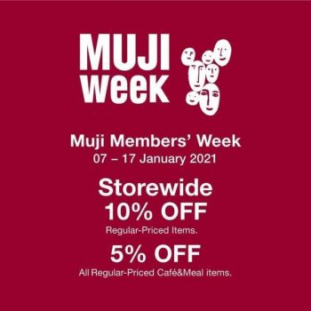 MUJI-Members-Week-Promotion-350x350 7-17 Jan 2021: MUJI  Members Week Promotion